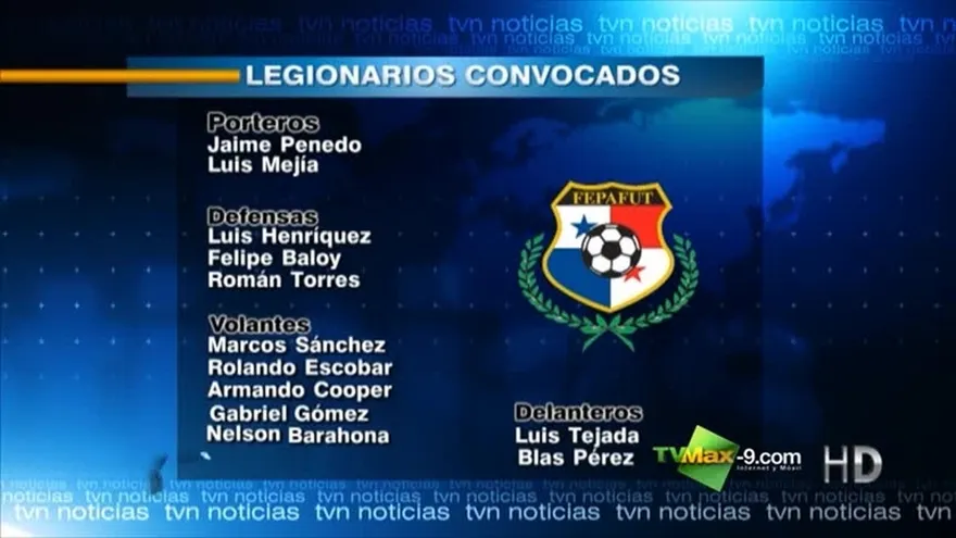 Lista de legionarios para enfrentar a Jamaica y Honduras