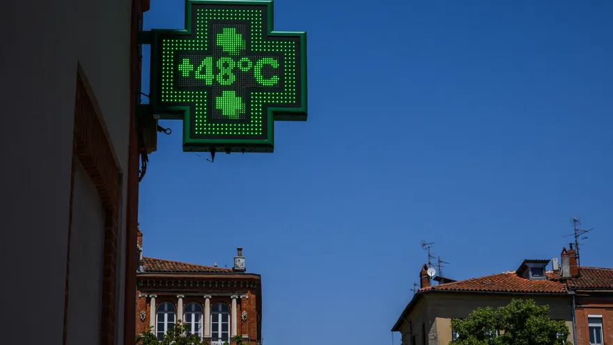 Altas temperaturas en Francia