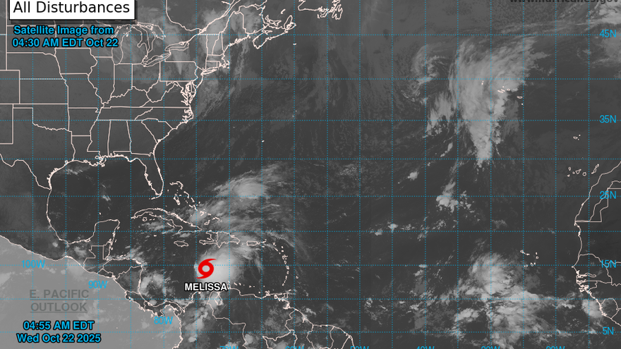Clima en Panamá: Tormenta tropical Melissa podría evolucionar a huracán en los próximos días