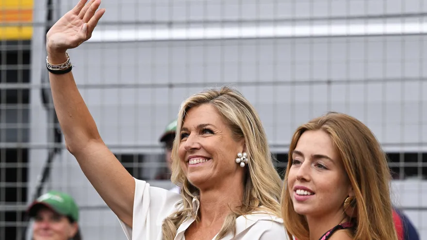 Foto archivo de la reina Máxima y la princesa Alexia