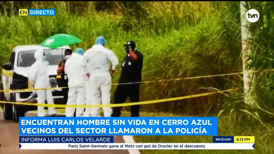 Encuentran a un hombre muerto en Cerro Azul