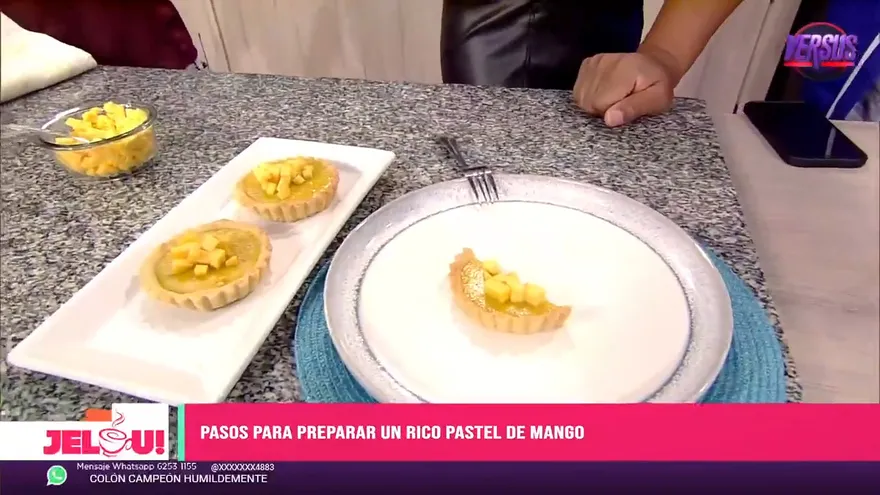 Receta: Pastel de mango (final)
