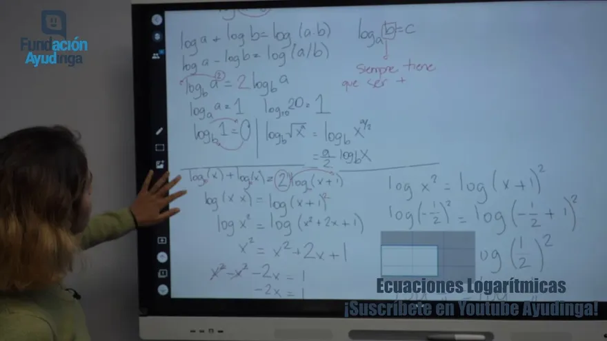 Ayudinga Matemáticas 10° - Ecuaciones Logarítmicas con Ecuaciones Exponenciales 22 de mayo de 2020