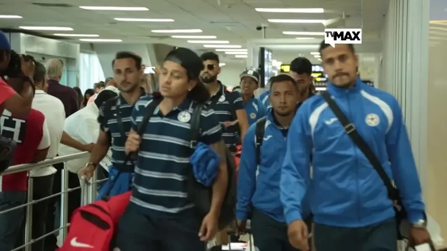 Llegada de la Selección de Nicaragua