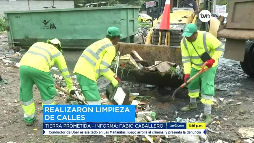 AAUD realiza operativo de limpieza en Nueva Libia y Tierra Prometida