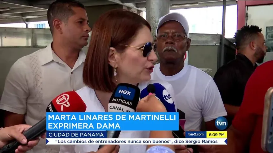 Marta Linares recoge firmas para candidatura de Martinelli