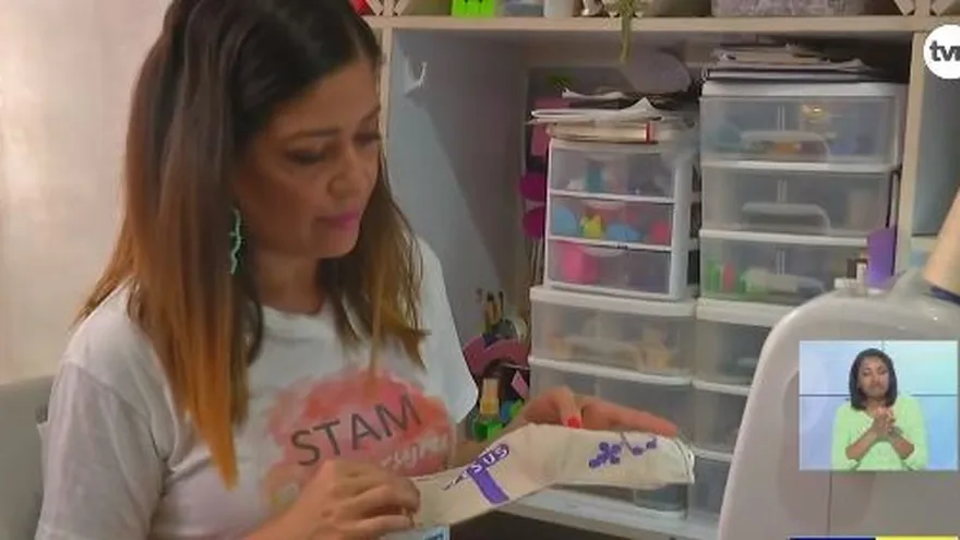 Mujeres confeccionan mascarillas en Veraguas