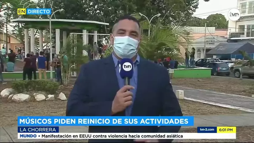 Músicos de varias provincias protestan