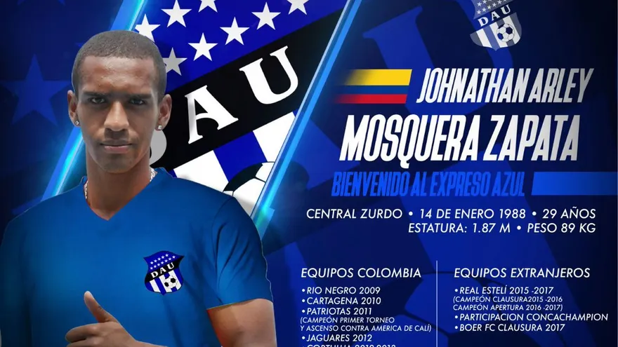 Johnathan Mosquera refuerza al Árabe Unido