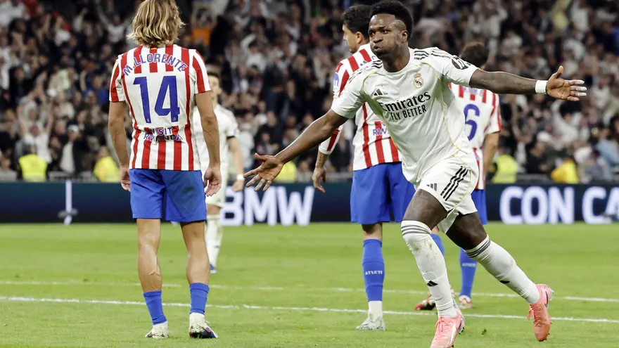 Vinicius ante el Atlético Madrid