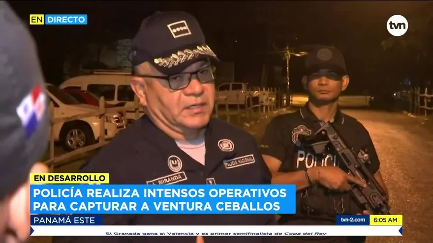 Director de la Policía explica acciones para recapturar a Ventura Ceballos