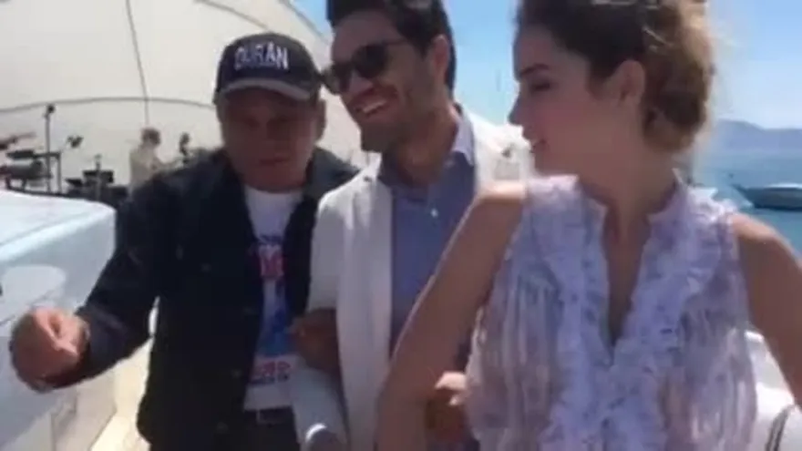 Roberto Durán se roba el "show" en Cannes