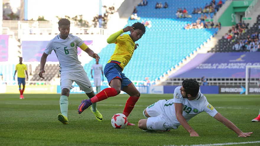 La selección Sub-20 de Ecuador no pudo con Arabia Saudita