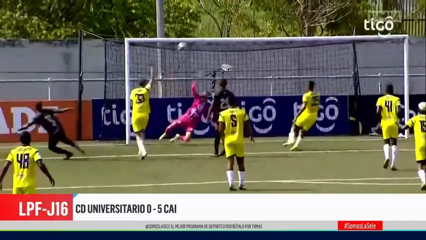 Resumen Universitario 0-5 CAI jornada 16 Torneo Apertura 2022 LPF