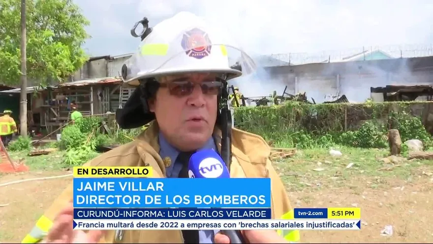 Bomberos atendieron incendio en Curundú