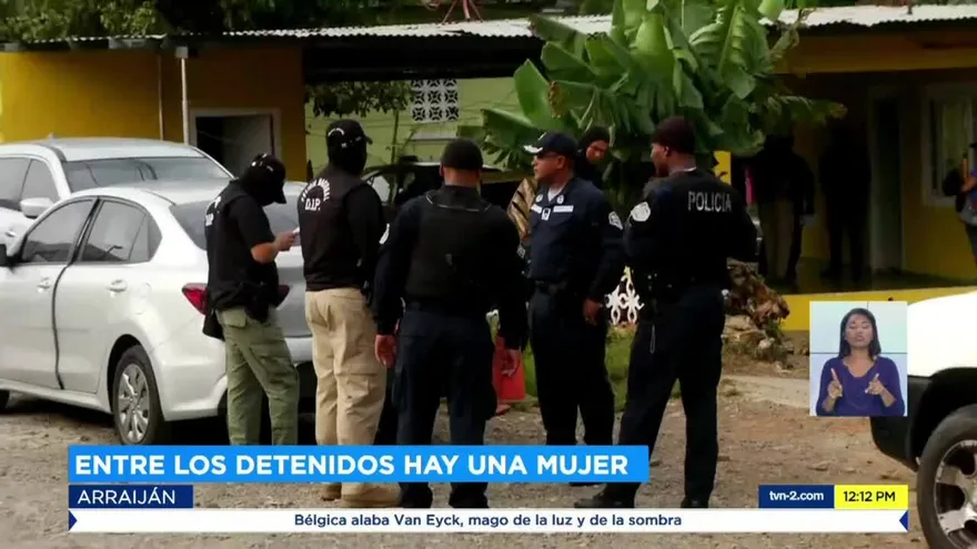 Detenidos en operativos policiales en Arraiján