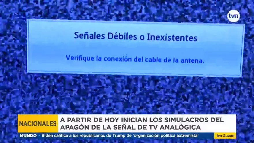A partir de hoy inician los simulacros de apagones de televisión analógica