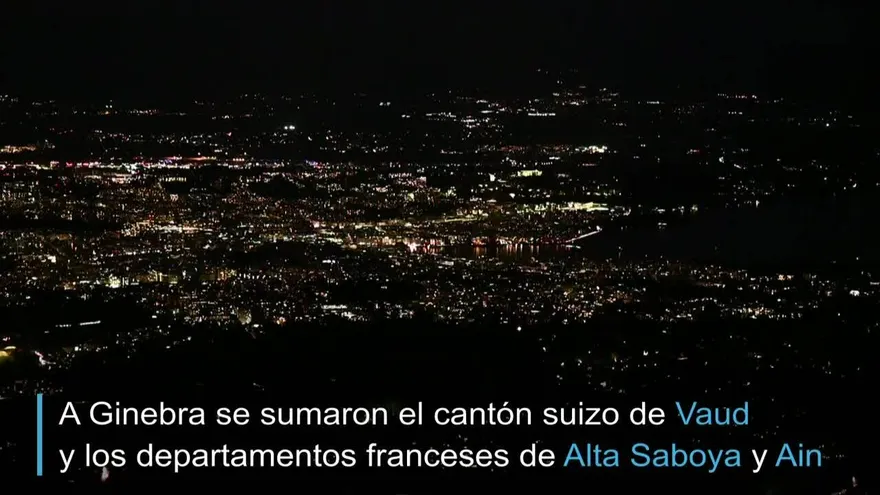 Ginebra apaga sus luces para admirar las estrellas