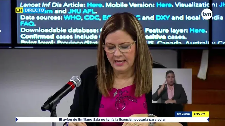 Conferencia de prensa del COVID-19 en Panamá del 16 de marzo