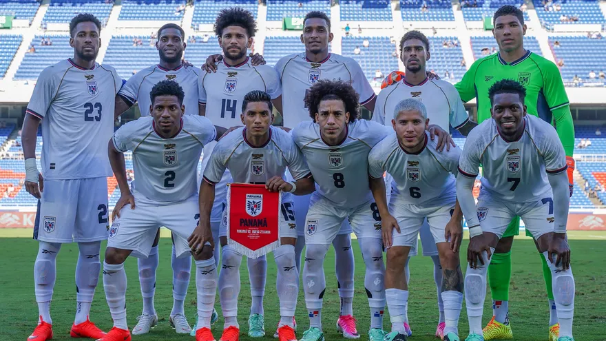 Jugadores de la selección de Panamá