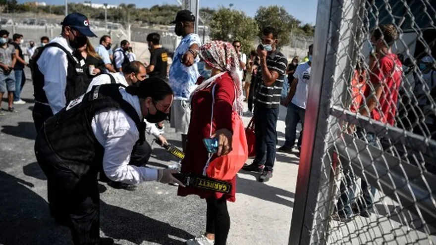 Migrantes en Grecia