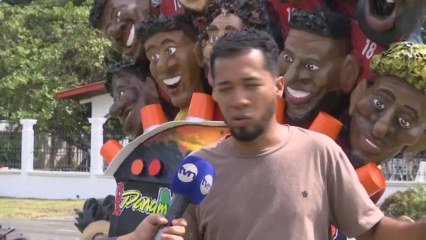 El artista de Chame,  Víctor Álvarez.