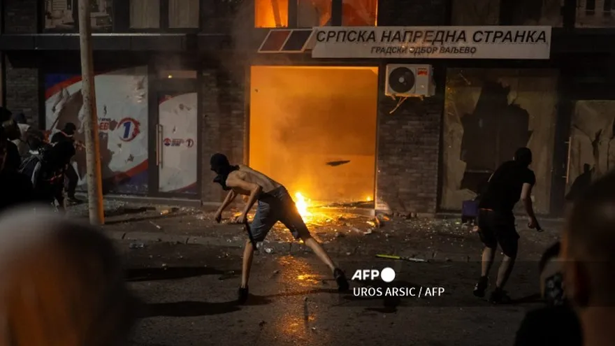 Oficinas del Partido Progresista Serbio (SNS)