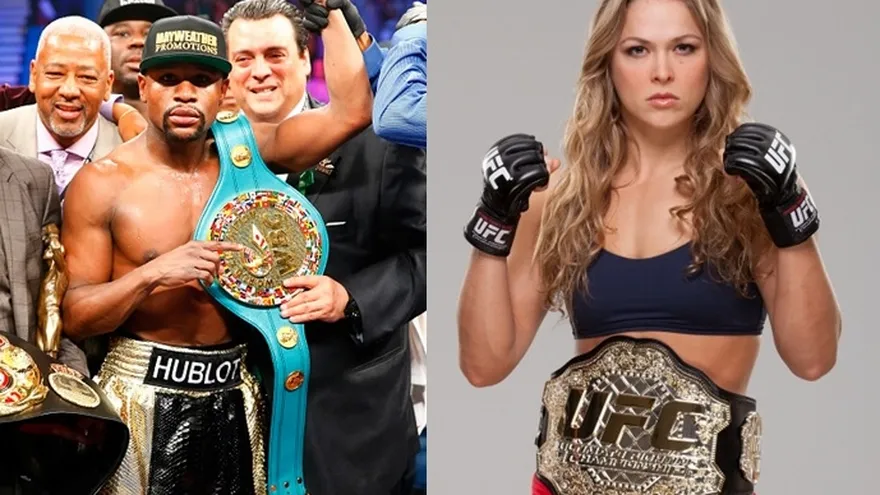 Mayweather: "Cuando Ronda Rousey haga 300 millones en una pelea, que me llame"