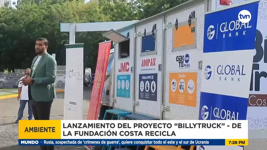 Fundación  Costa Recicla concreta proyecto ‘BillyTruck’, con apoyo de TVN Media