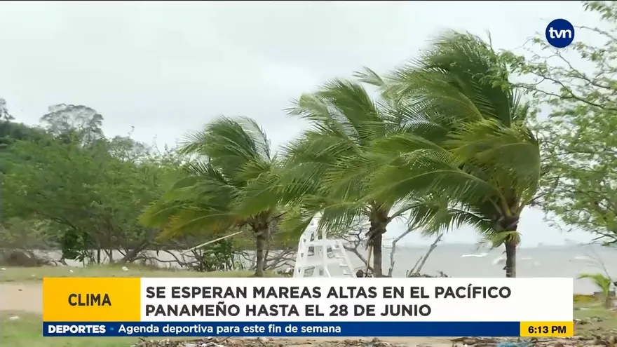 Sinaproc emite aviso por máximas mareas