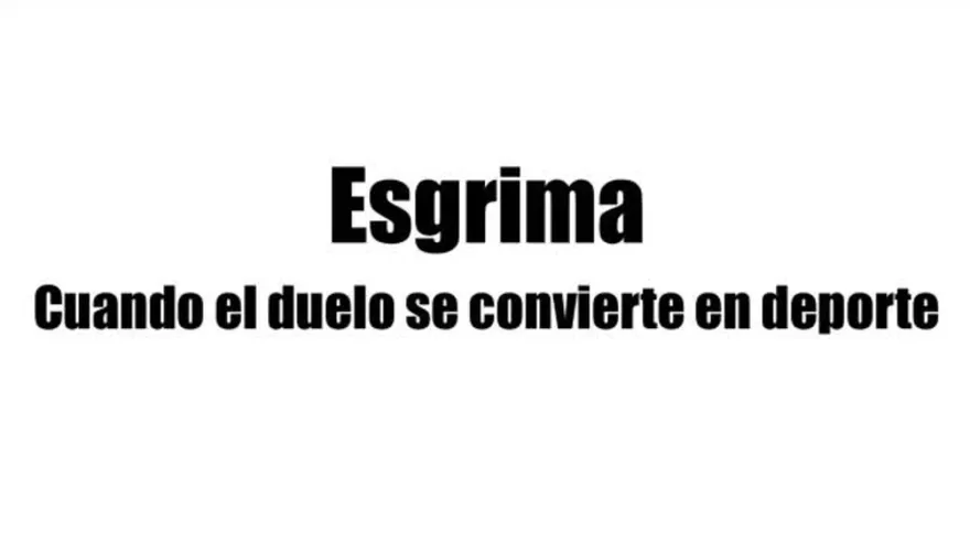 Disciplina de Esgrima