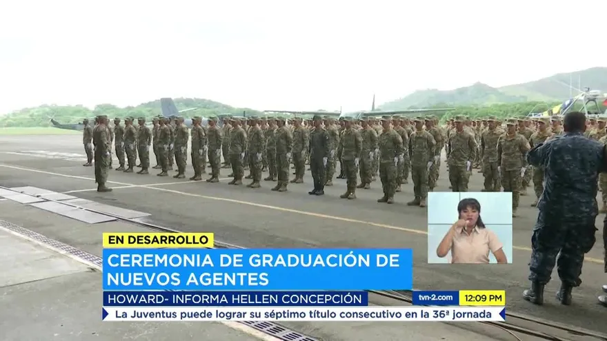 Senan y Senafront celebran graduación de 186 nuevos agentes
