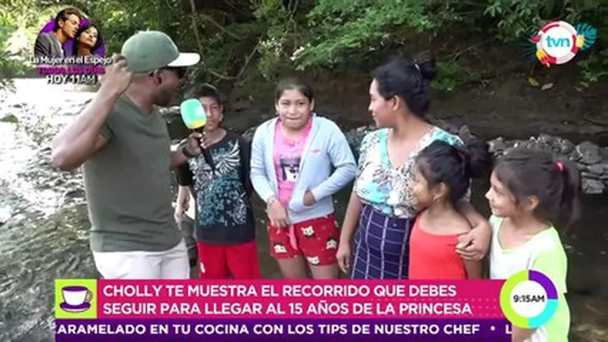 Este es el camino para llegar al quince años de la Princesa de Cañazas