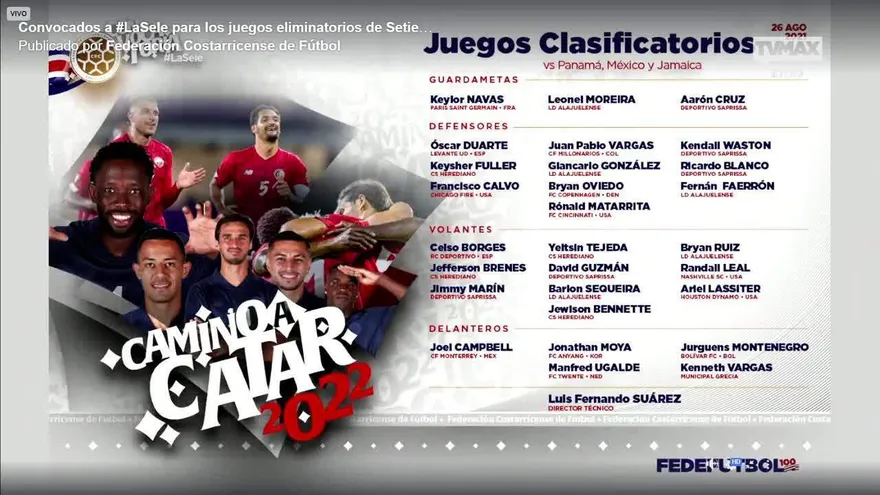 Luis Fernando Suárez anuncia sus convocados para jugar contra Panamá