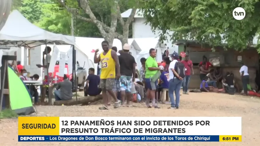 Detención por tráficos de migrantes