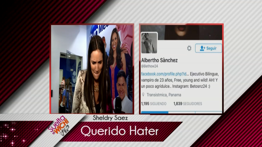 Los hater están en su punto y hasta Sheldry Sáez tiene el suyo