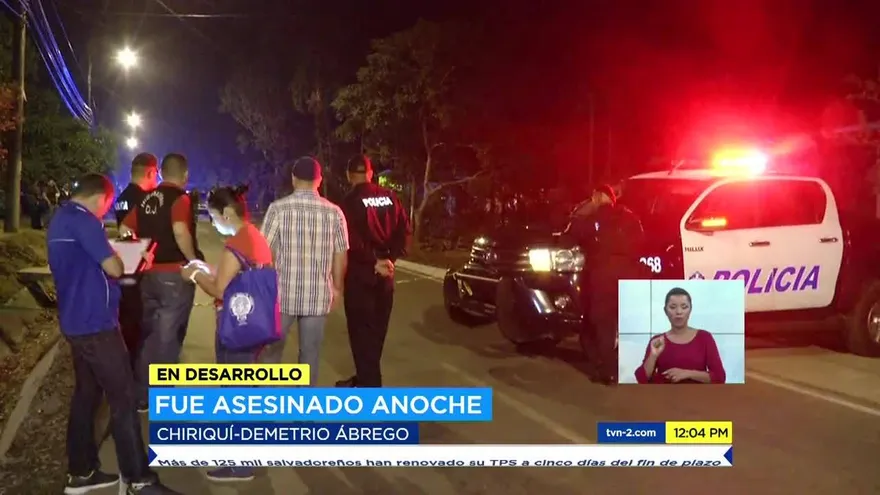Investigan asesinato en Chiriquí