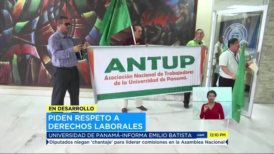 Protestan en la Universidad de Panamá