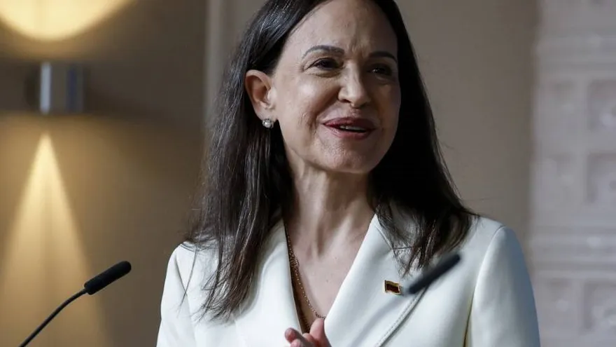 María Corina Machado, líder de la oposición en Venezuela.