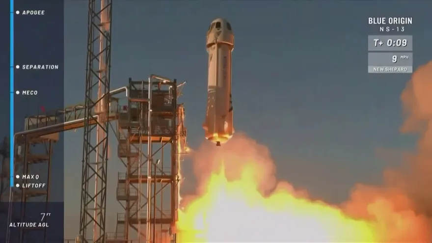 Nueva exitosa prueba del cohete para vuelos turísticos del jefe de Amazon