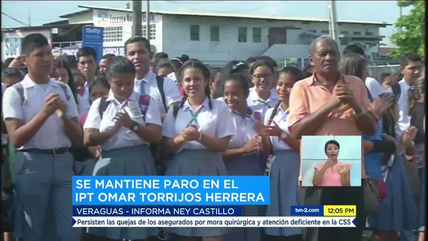 Se mantiene paro en plantel de Veraguas