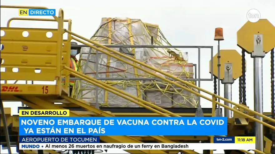 Llega el noveno lote de las vacunas de Pfizer