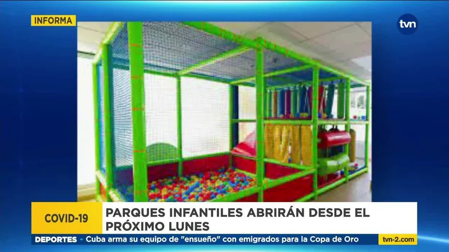 Parques infantiles podrán reabrir bajo estrictas medidas de bioseguridad