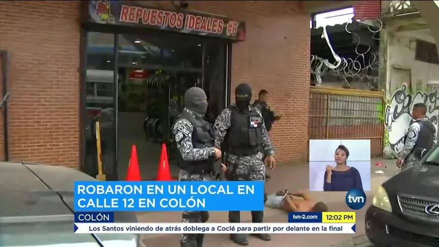 Capturan a delincuente que intentó robar en comercio en Colón