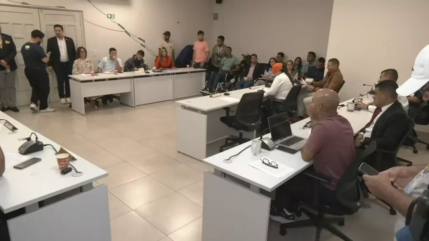 Reunión en el Concejo Municipal de San Miguelito