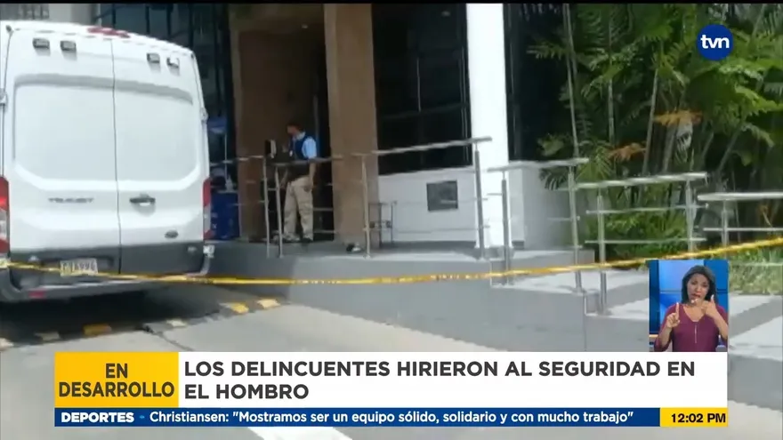 Intento de robo en un banco en la capital