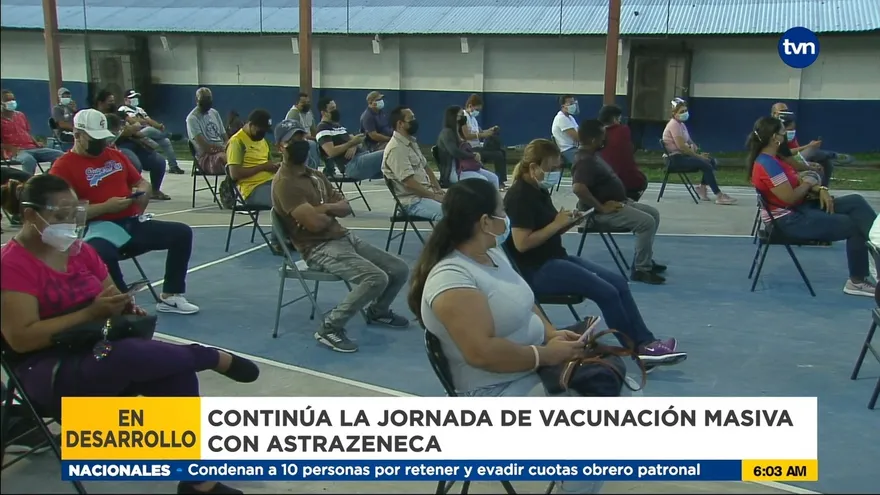 Sigue la vacunación con AstraZeneca en Los Andes