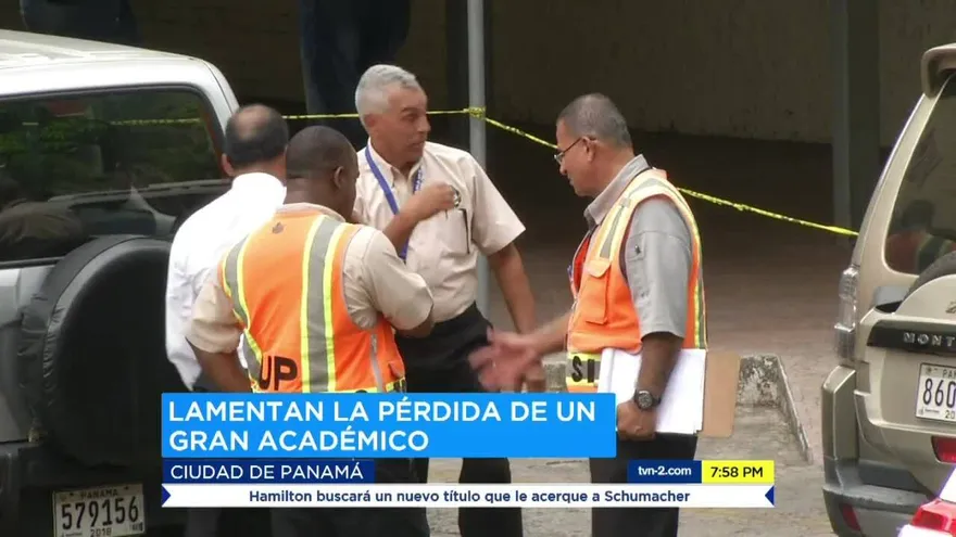 ¿Quién fue el profesor que murió en un accidente de tránsito dentro de la UP?