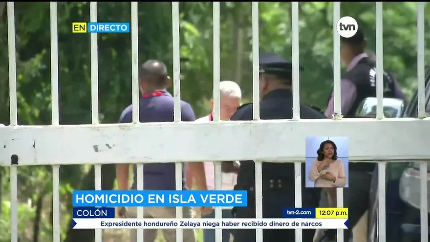 Se registra homicidio Isla Verde en Colón