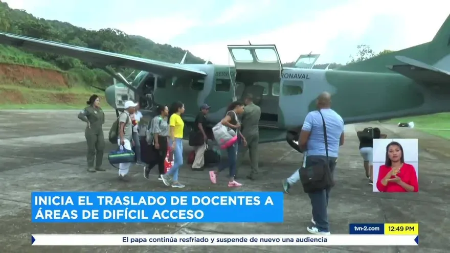 Comienza traslado de docentes a diversas áreas de difícil acceso del país